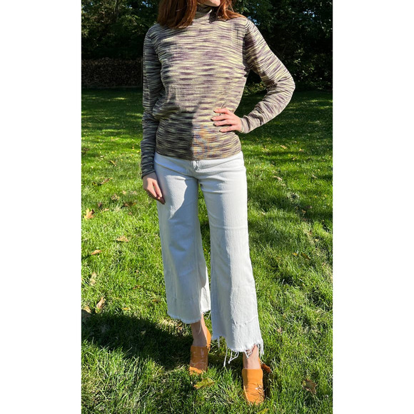 Rachel Comey Pacific Top XS Superfine Alpaca Silk Space Dyed Knit Tneck Sweater - Picture 8 of 16